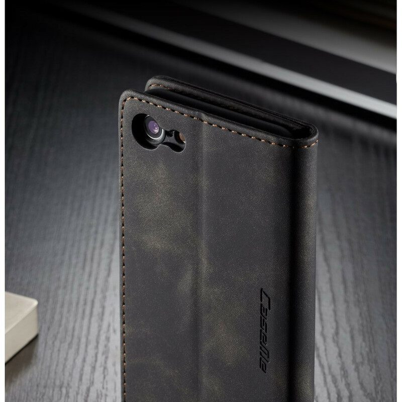 θηκη κινητου iPhone SE 3 / SE 2 / 8 / 7 Θήκη Flip Caseme Faux Leather
