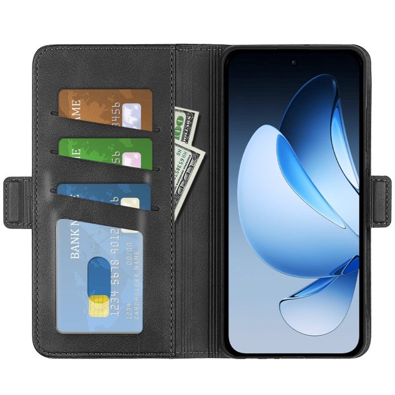 Δερματινη Θηκη Oppo Reno 13 Pro 5g Διπλό Κούμπωμα