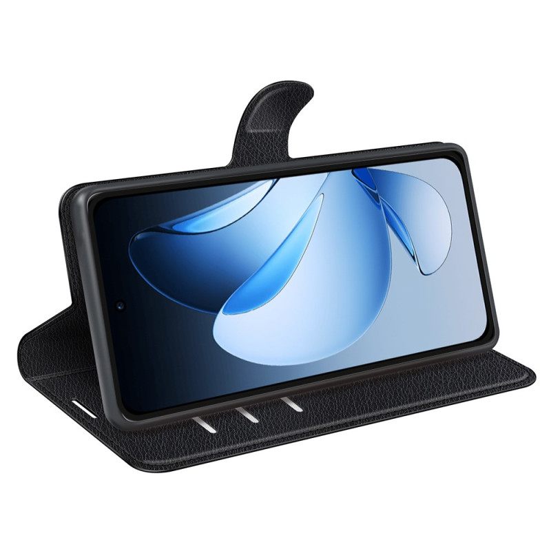 Δερματινη Θηκη Oppo Reno 13 Pro 5g Κλασικό Τεχνητό Δέρμα Lychee Σιλικόνης