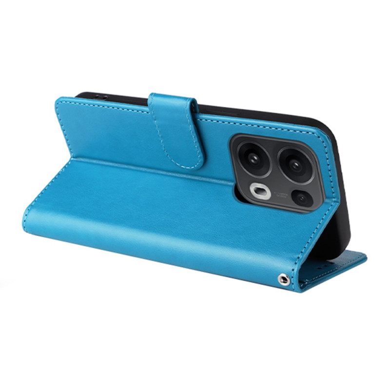 Δερματινη Θηκη Oppo Reno 13 Pro 5g Λουλούδια Σιλικόνης