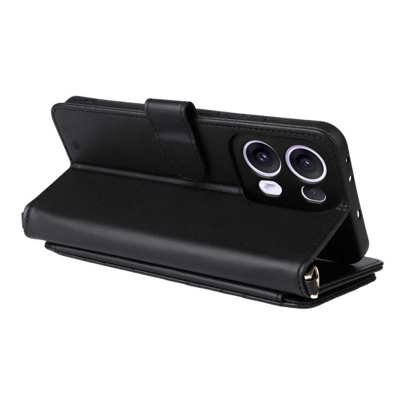 Δερματινη Θηκη Oppo Reno 13 Pro 5g Ρετρό Λουράκι Ώμου