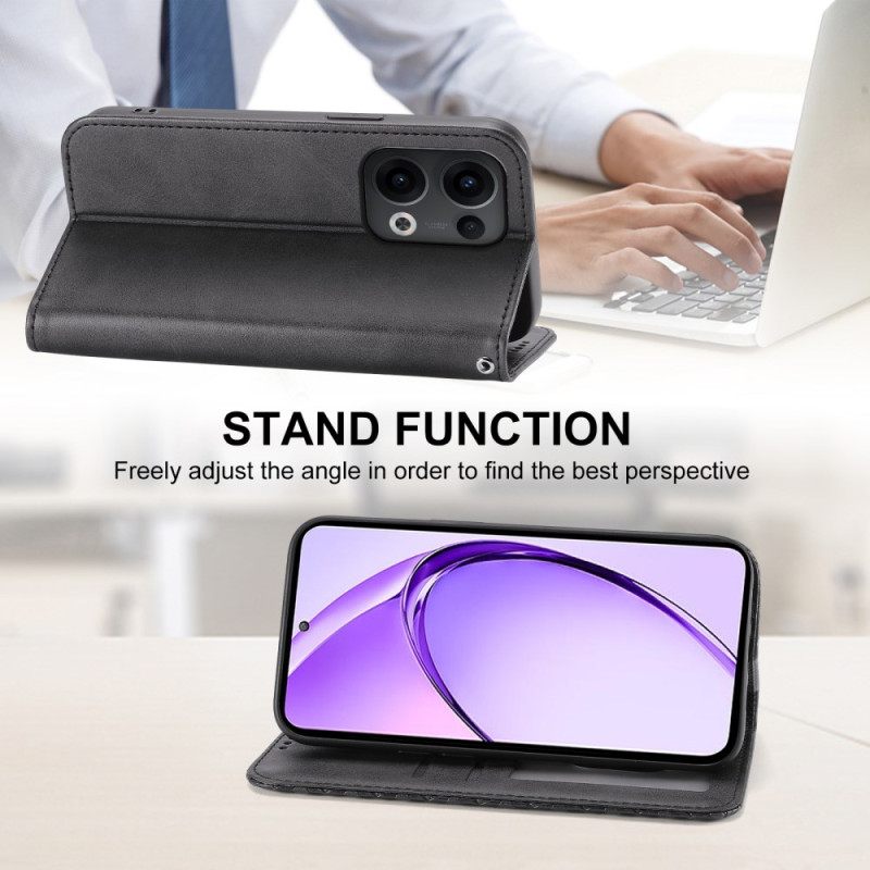 Δερματινη Θηκη Oppo Reno 13 Pro 5g Σχέδιο Διαμαντιών Με Λουρί