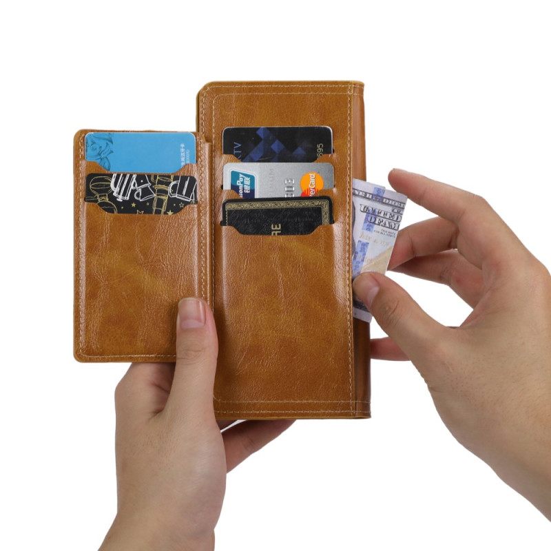 Δερματινη Θηκη Samsung Galaxy S25 5g Edge Φερμουάρ Και Θήκη Για Κάρτες