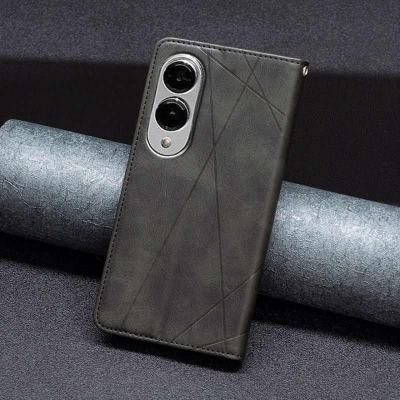 Δερματινη Θηκη Samsung Galaxy S25 5g Edge Γεωμετρικό Σχέδιο