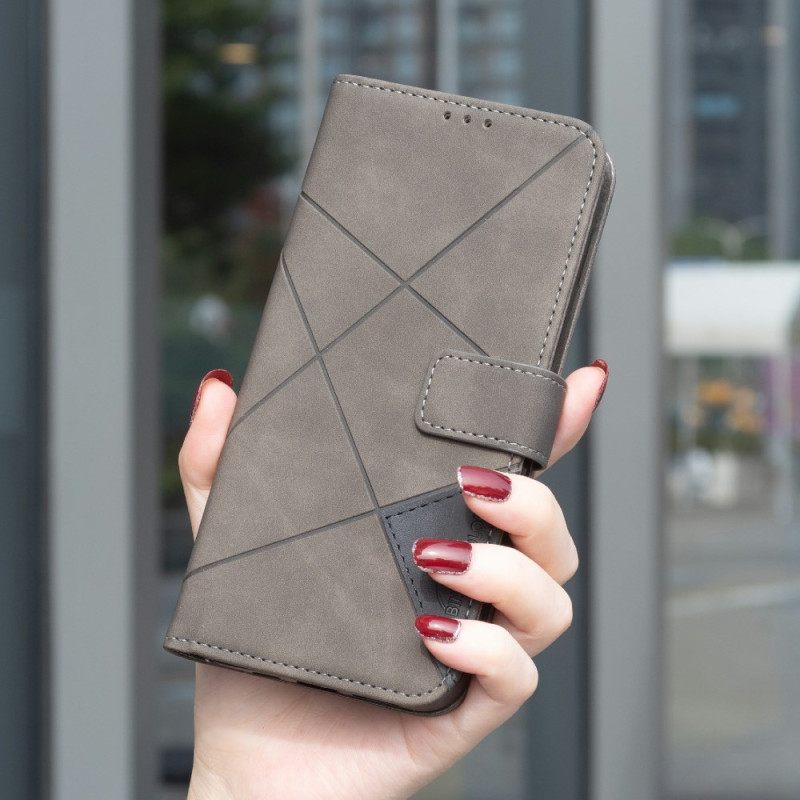 Δερματινη Θηκη Samsung Galaxy S25 5g Edge Γεωμετρικό Σχέδιο Binfen Color Σιλικόνης