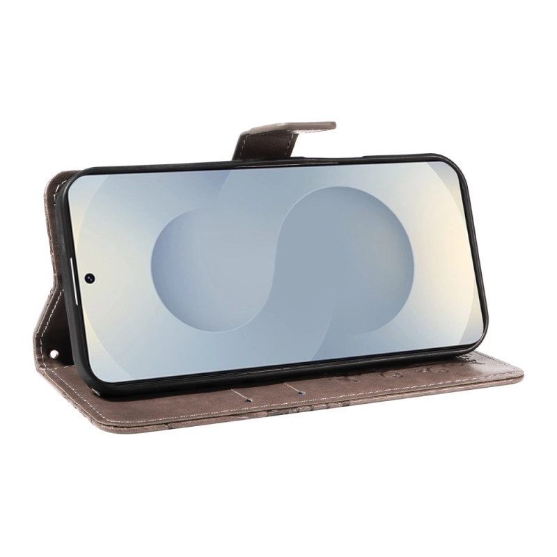 Δερματινη Θηκη Samsung Galaxy S25 5g Edge Γιγαντιαίο Σχέδιο Πεταλούδας