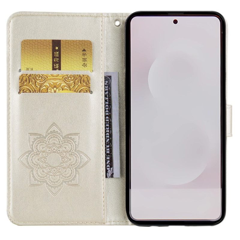 Δερματινη Θηκη Samsung Galaxy S25 5g Edge Κουκουβάγια Και Γούρι