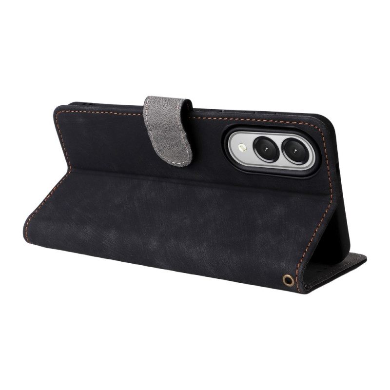 Δερματινη Θηκη Samsung Galaxy S25 5g Edge Λειτουργία Rfid Με Λουρί