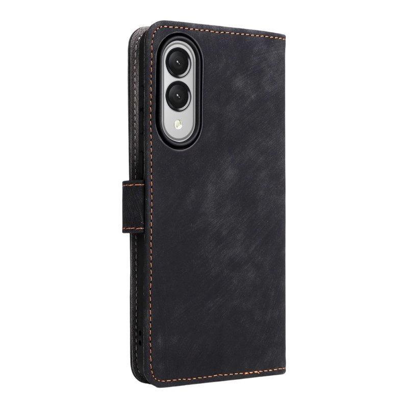 Δερματινη Θηκη Samsung Galaxy S25 5g Edge Λειτουργία Rfid Με Λουρί