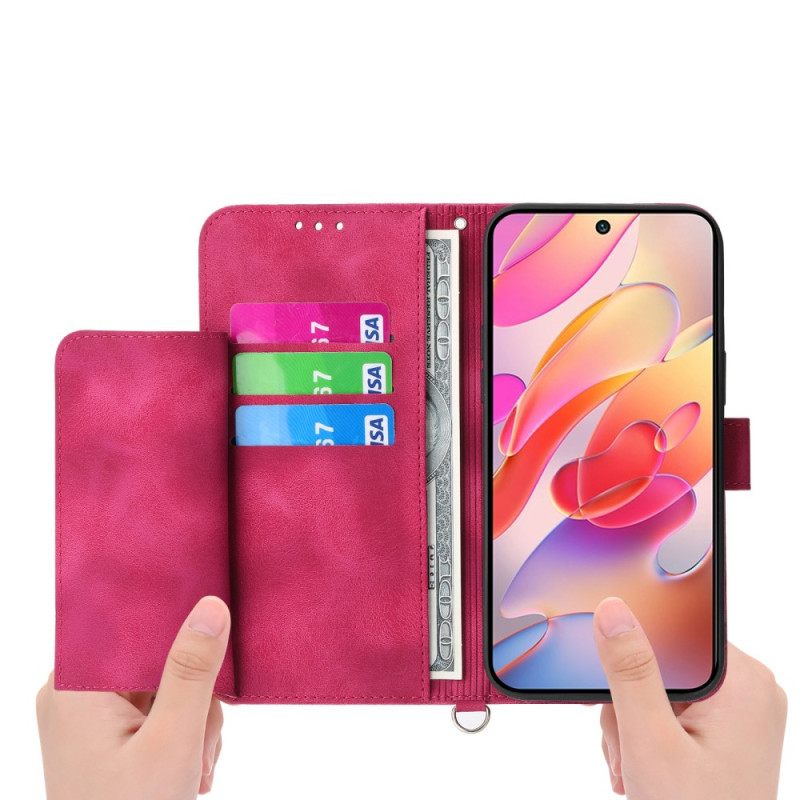 Δερματινη Θηκη Samsung Galaxy S25 5g Edge Λουλουδάτο Σχέδιο Και Λουράκια