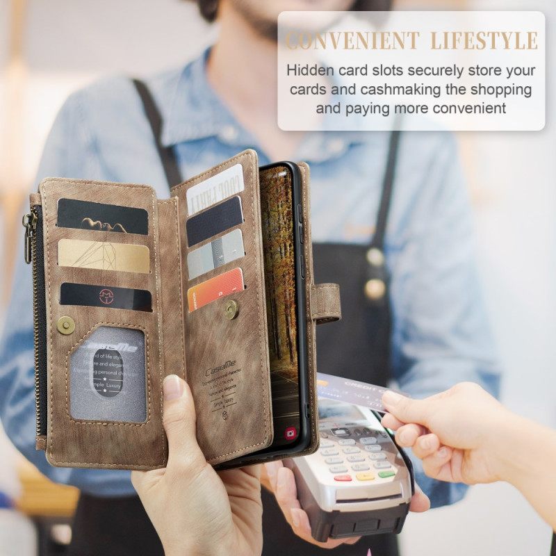 Δερματινη Θηκη Samsung Galaxy S25 5g Edge Πορτοφόλι Caseme Σιλικόνης