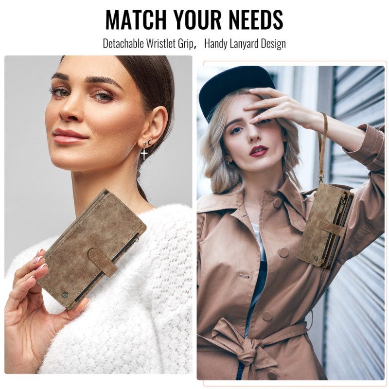 Δερματινη Θηκη Samsung Galaxy S25 5g Edge Πορτοφόλι Caseme Σιλικόνης