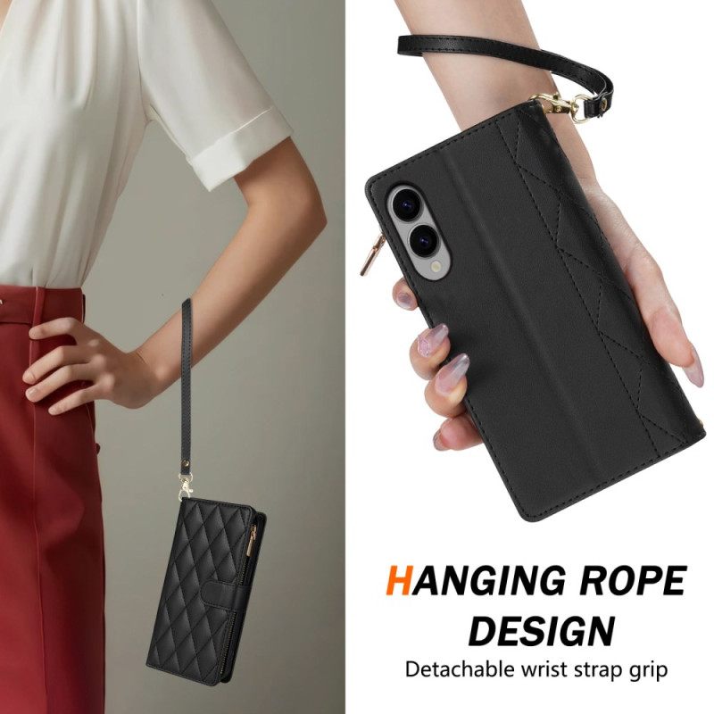 Δερματινη Θηκη Samsung Galaxy S25 5g Edge Πορτοφόλι Καπιτονέ