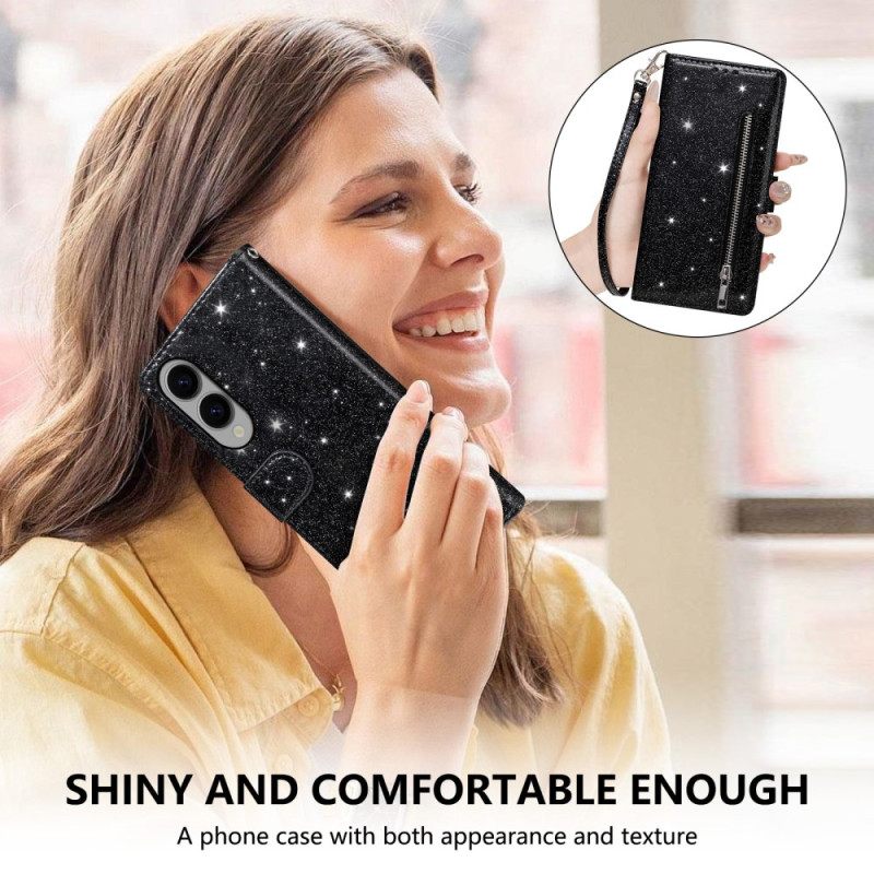 Δερματινη Θηκη Samsung Galaxy S25 5g Edge Πορτοφόλι Με Πούλιες