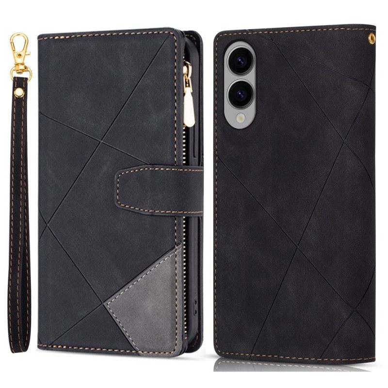 Δερματινη Θηκη Samsung Galaxy S25 5g Edge Πορτοφόλι Με Σχέδιο Διαμαντιών