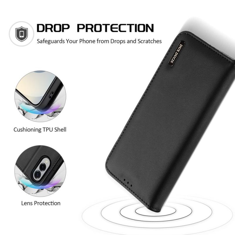 Δερματινη Θηκη Samsung Galaxy S25 5g Edge Σειρά Hivo Dux Ducis Σιλικόνης