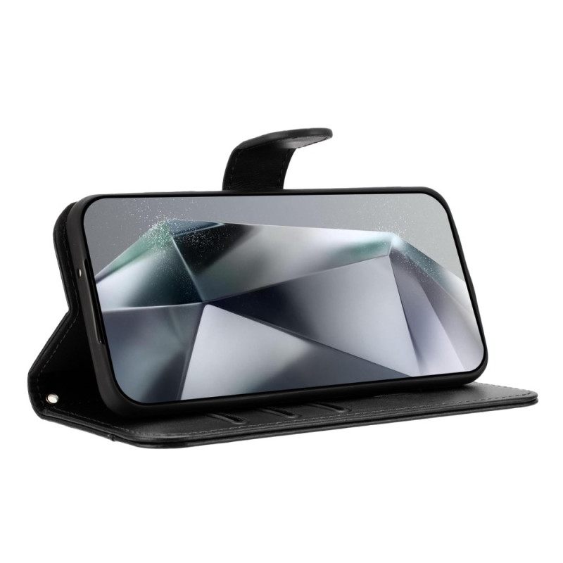 Δερματινη Θηκη Samsung Galaxy S25 5g Edge Σχεδιασμός Λουριού Σιλικόνης