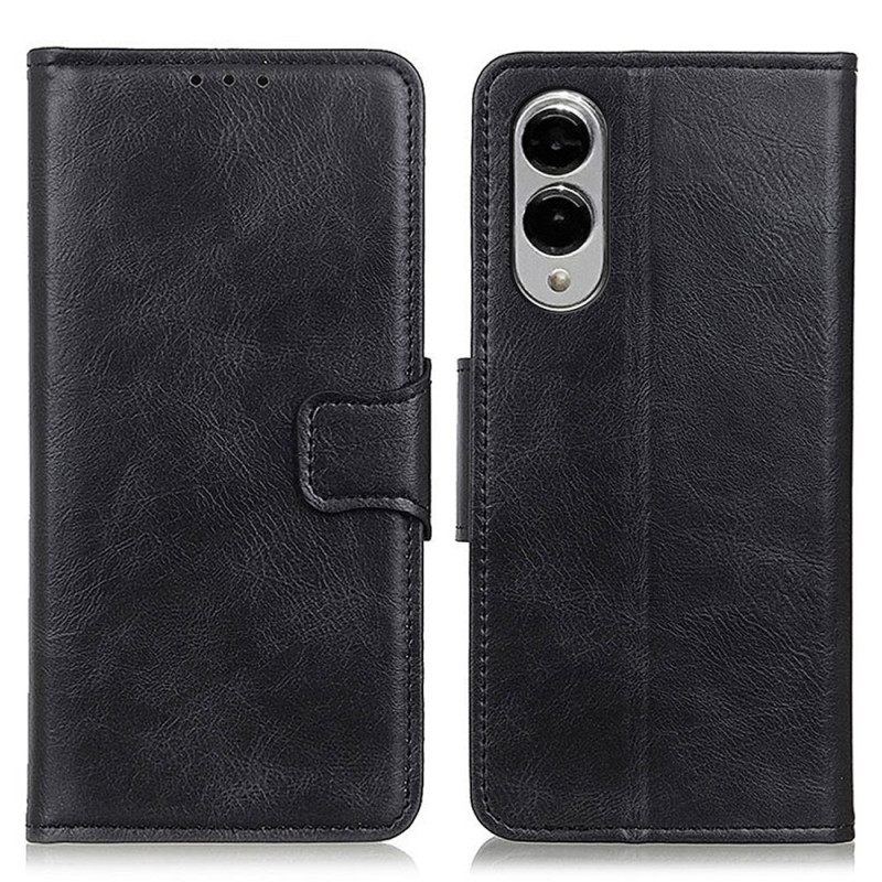 Δερματινη Θηκη Samsung Galaxy S25 5g Edge Σχέδιο Καφέ