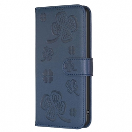 Δερματινη Θηκη Samsung Galaxy S25 5g Edge Σχέδιο Τριφυλλιού Σιλικόνης