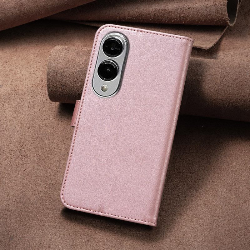 Δερματινη Θηκη Samsung Galaxy S25 5g Edge Σχέδιο Τριφυλλιού Σιλικόνης