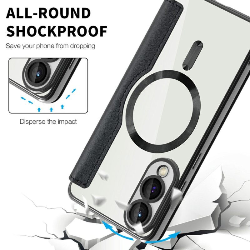 Δερματινη Θηκη Samsung Galaxy S25 5g Edge Συμβατό Με Magsafe Με Μπλοκάρισμα Rfid