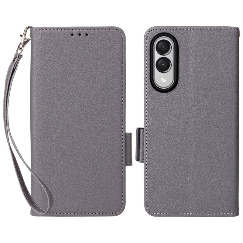 Δερματινη Θηκη Samsung Galaxy S25 5g Edge Τεχνητό Δέρμα Με Λουρί