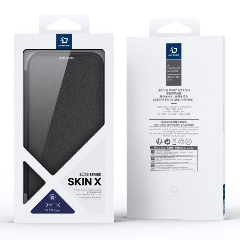 Δερματινη Θηκη Samsung Galaxy S25 5g Edge Θήκες Κινητών Dux Ducis Pro Series Skin X