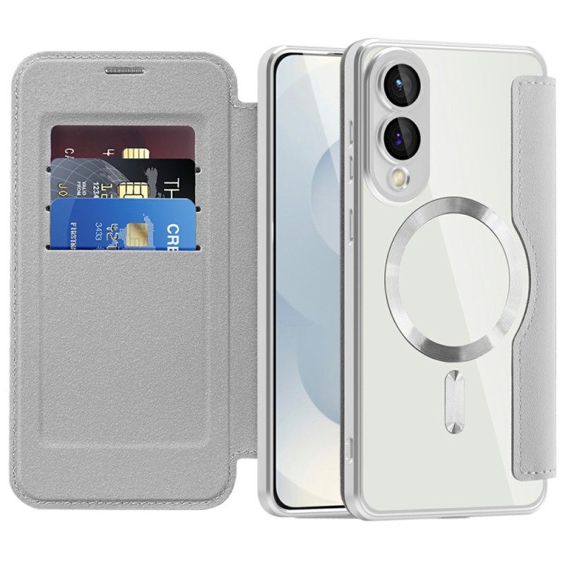 Δερματινη Θηκη Samsung Galaxy S25 5g Edge Θήκες Κινητών Συμβατό Με Καπιτονέ Magsafe