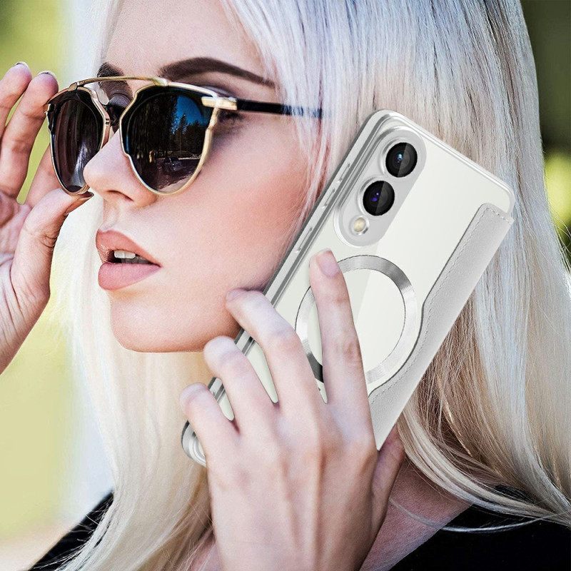 Δερματινη Θηκη Samsung Galaxy S25 5g Edge Θήκες Κινητών Συμβατό Με Καπιτονέ Magsafe