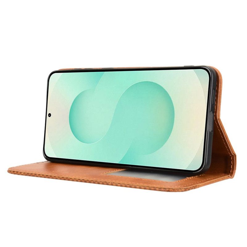 Δερματινη Θηκη Samsung Galaxy S25 5g Edge Ζωφόρος Vintage Σιλικόνης