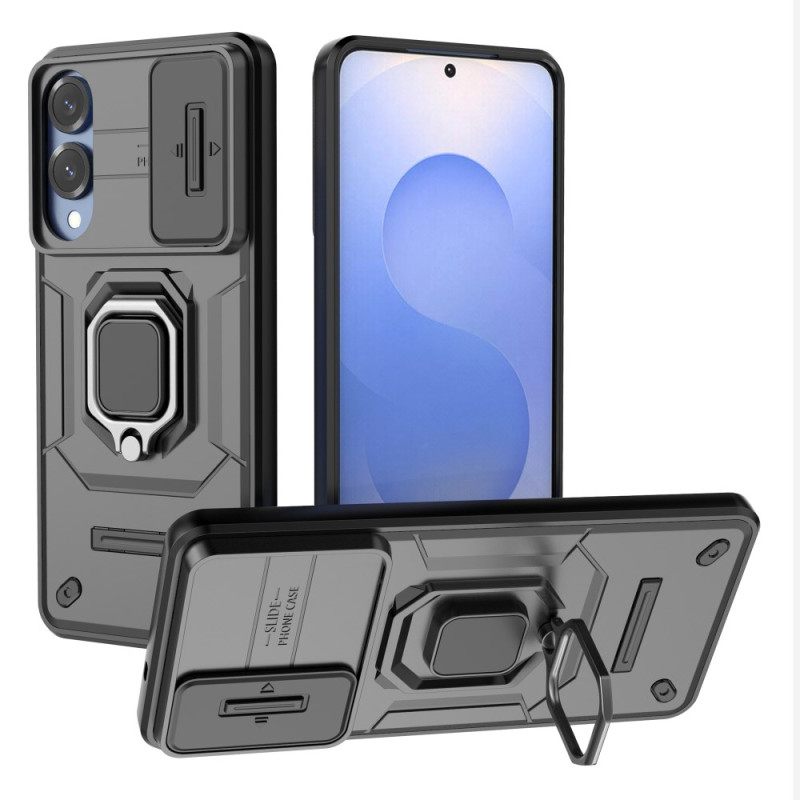 Κάλυμμα Samsung Galaxy S25 5g Edge Ανθεκτικό Δαχτυλίδι Με Προστατευτικό Φακού