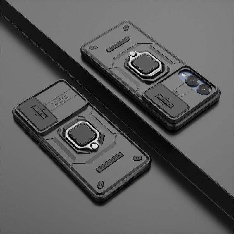 Κάλυμμα Samsung Galaxy S25 5g Edge Ανθεκτικό Δαχτυλίδι Με Προστατευτικό Φακού