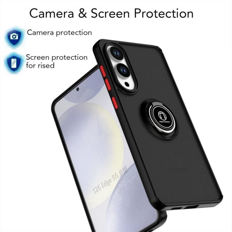 Κάλυμμα Samsung Galaxy S25 5g Edge Αντικραδασμική Θήκη Δαχτυλιδιών