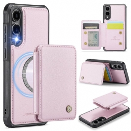 Κάλυμμα Samsung Galaxy S25 5g Edge Αποσπώμενη Θήκη Μαγνητικής Κάρτας Jeehood Σιλικόνης