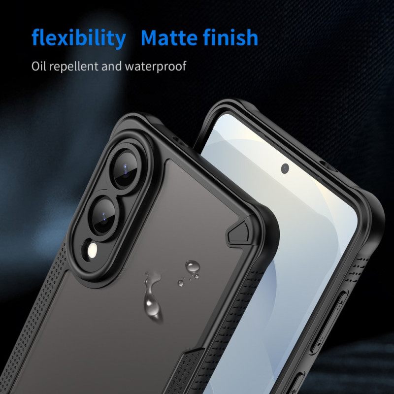 Κάλυμμα Samsung Galaxy S25 5g Edge Βουρτσισμένη Ημιδιαφανής