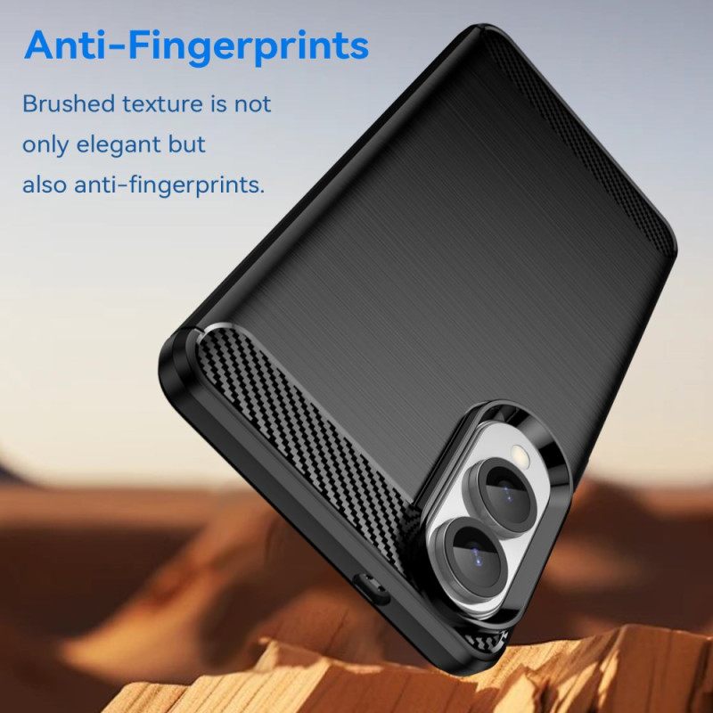 Κάλυμμα Samsung Galaxy S25 5g Edge Βουρτσισμένο Ανθρακονήματα