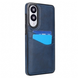 Κάλυμμα Samsung Galaxy S25 5g Edge Δερμάτινο Εφέ Με Θήκη Καρτών