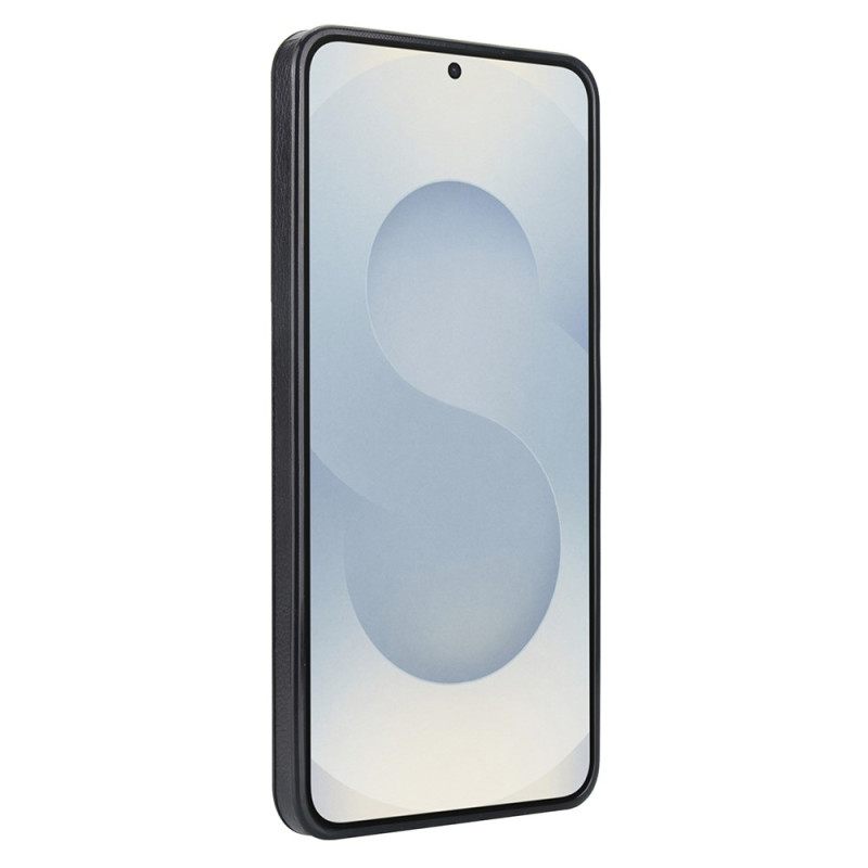 Κάλυμμα Samsung Galaxy S25 5g Edge Δερμάτινο Εφέ Με Θήκη Καρτών