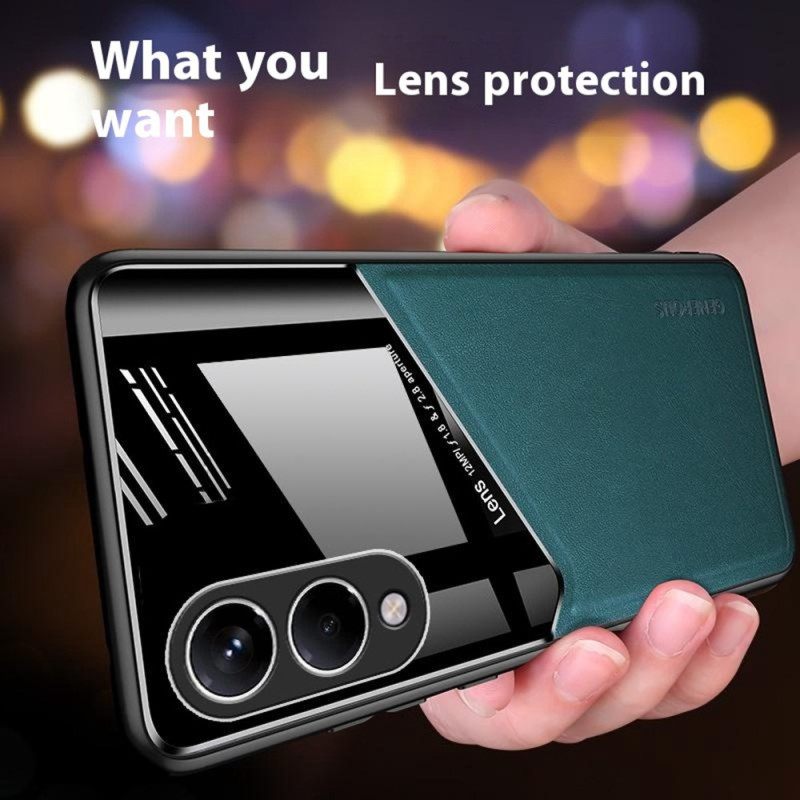 Κάλυμμα Samsung Galaxy S25 5g Edge Εξαιρετικά Λεπτό Δέρμα Με Εφέ Σιλικόνης