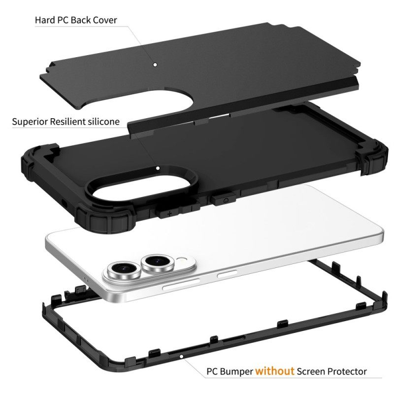 Κάλυμμα Samsung Galaxy S25 5g Edge Ενισχυμένες Γωνίες Σιλικόνης