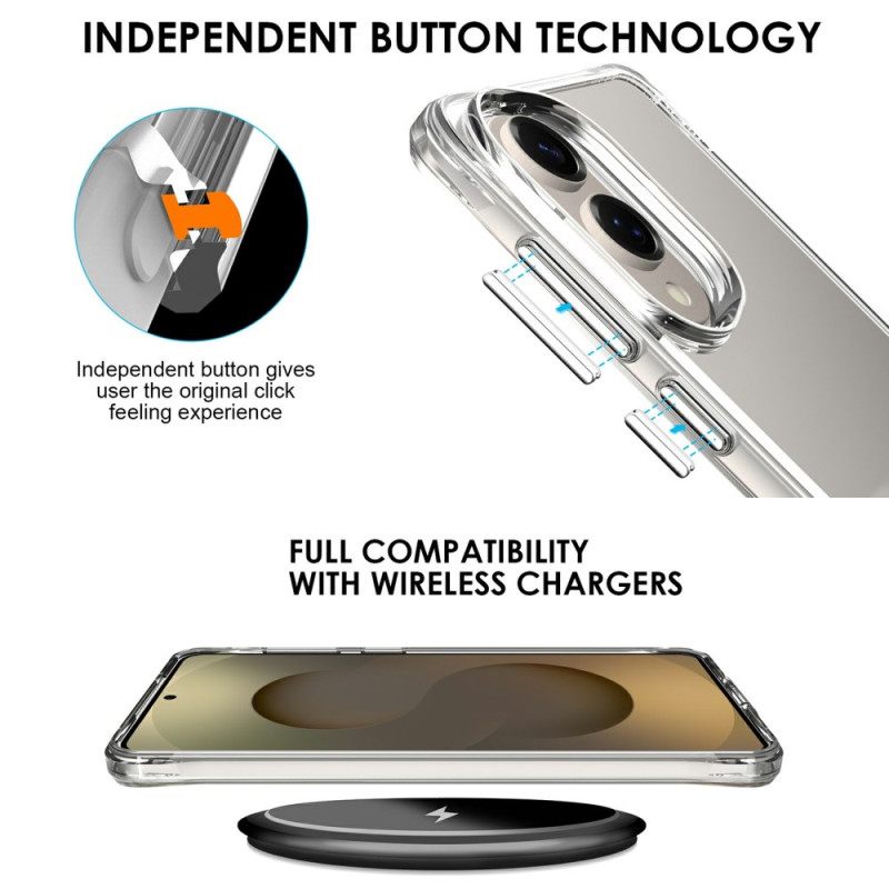 Κάλυμμα Samsung Galaxy S25 5g Edge Ενισχυμένο Διαφανές Σιλικόνης