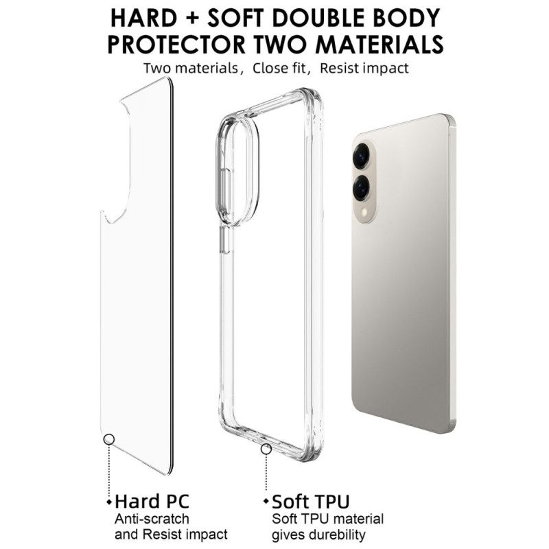 Κάλυμμα Samsung Galaxy S25 5g Edge Ενισχυμένο Διαφανές Σιλικόνης