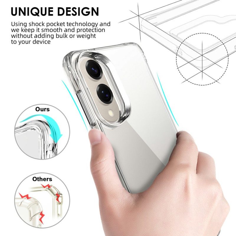 Κάλυμμα Samsung Galaxy S25 5g Edge Ενισχυμένο Διαφανές Σιλικόνης