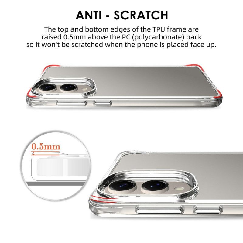 Κάλυμμα Samsung Galaxy S25 5g Edge Ενισχυμένο Διαφανές Σιλικόνης