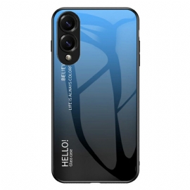 Κάλυμμα Samsung Galaxy S25 5g Edge Hello Από Σκληρυμένο Γυαλί