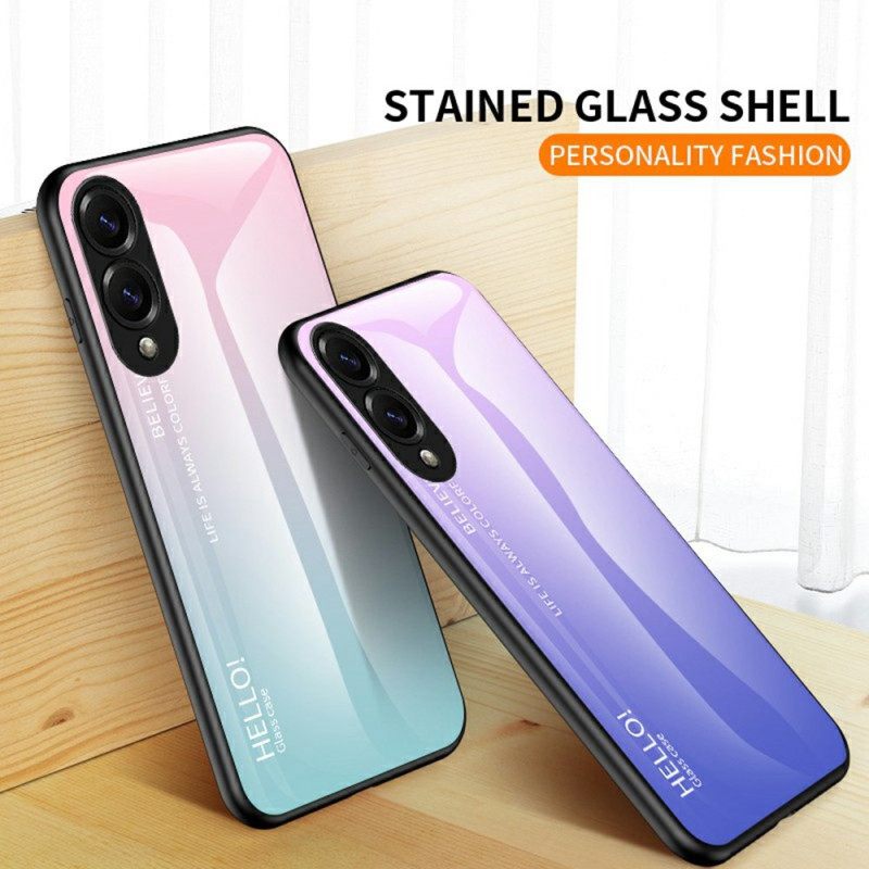 Κάλυμμα Samsung Galaxy S25 5g Edge Hello Από Σκληρυμένο Γυαλί