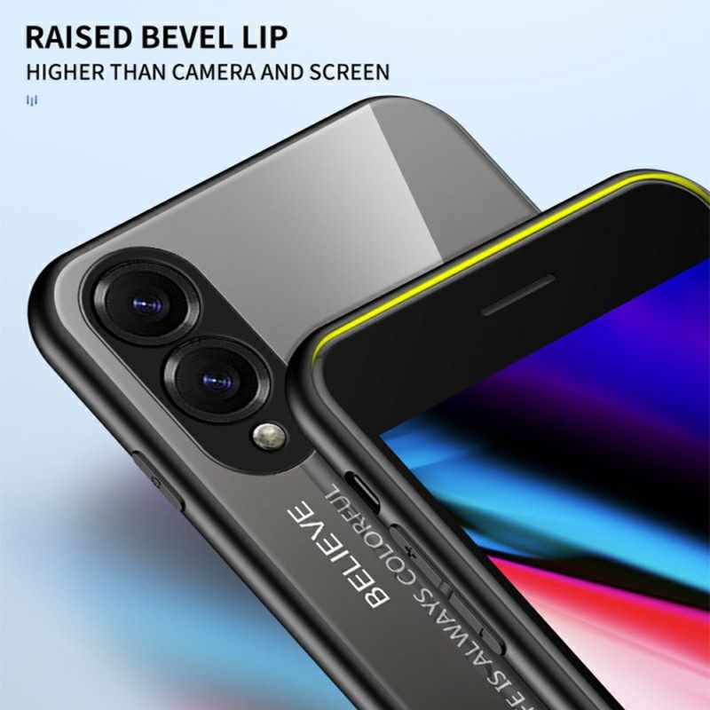 Κάλυμμα Samsung Galaxy S25 5g Edge Hello Από Σκληρυμένο Γυαλί