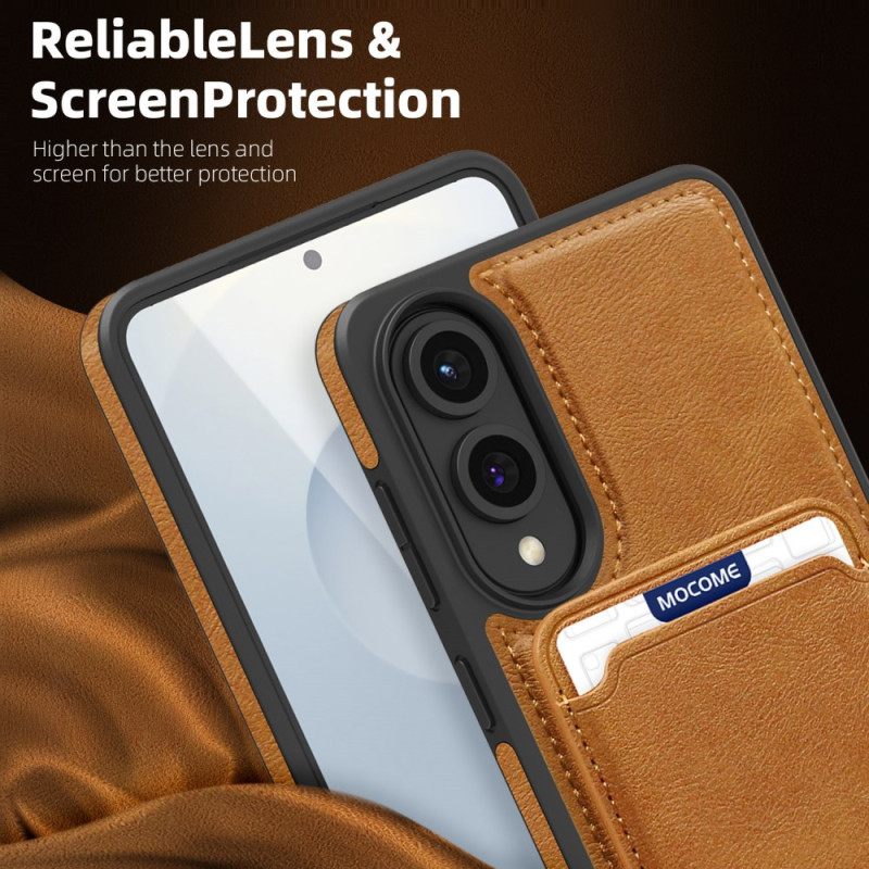 Κάλυμμα Samsung Galaxy S25 5g Edge Μαγνητική Με Αποσπώμενη Θήκη Καρτών Σιλικόνης