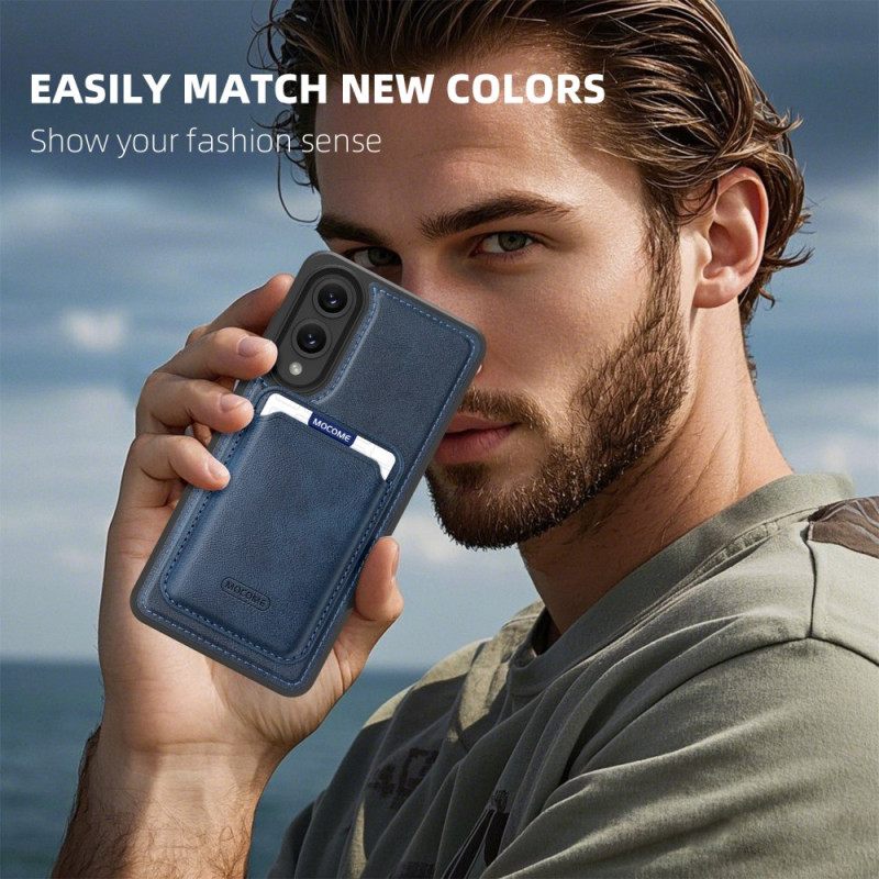 Κάλυμμα Samsung Galaxy S25 5g Edge Μαγνητική Με Αποσπώμενη Θήκη Καρτών Σιλικόνης