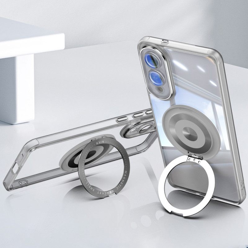 Κάλυμμα Samsung Galaxy S25 5g Edge Περιστρεφόμενη Βάση Και Προστατευτικό Φακού